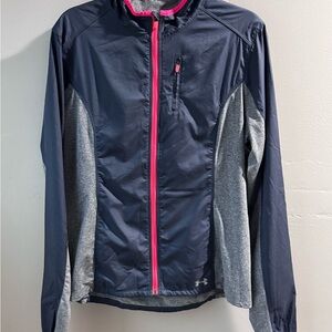 Under Armour Women's Navy and Gray Jacket